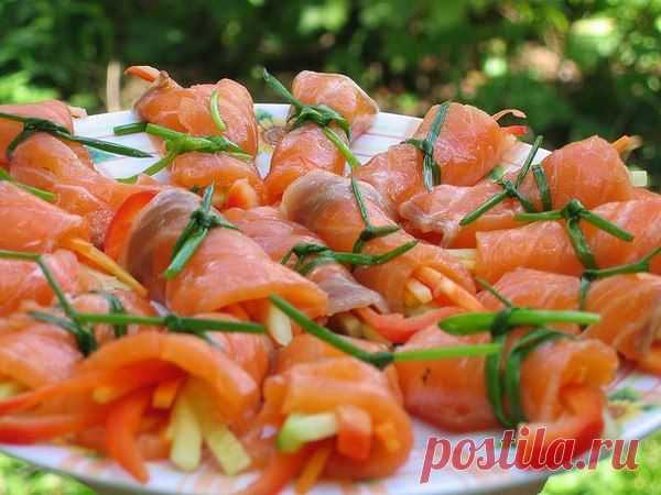 Рулетики из семги | Семья и дом