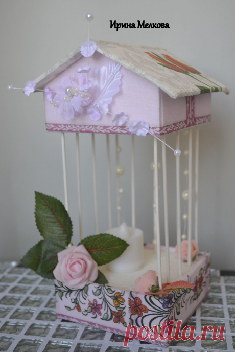 Подсвечник &quot; Нежность&quot; В наличии и на заказ  topiariiira.ru