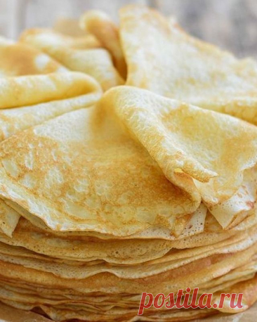 Блины на воде — 5 рецептов приготовления вкусных блинчиков — Готовим дома