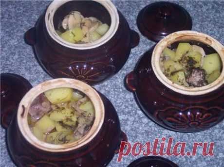 Жаркое из курицы по-русски рецепт приготовления | Кулинарам.РФ рецепты блюд с фото