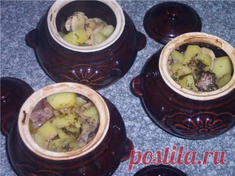 Жаркое из курицы по-русски рецепт приготовления | Кулинарам.РФ рецепты блюд с фото