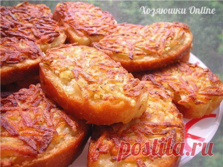 Горячие бутерброды с картошкой.