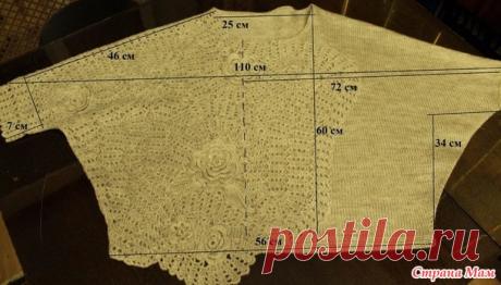 Жакет в стиле БОХО. - ВЯЗАНАЯ МОДА+ ДЛЯ НЕМОДЕЛЬНЫХ ДАМ - Страна Мам