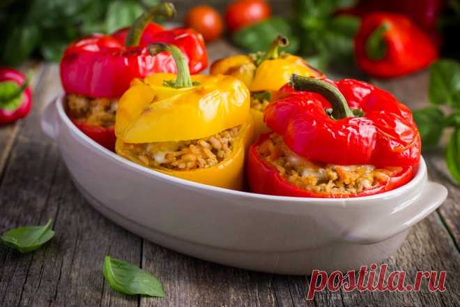Фаршированные перцы без мяса