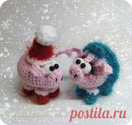 Свинки крючком Настасья и Буян | Схемы амигуруми