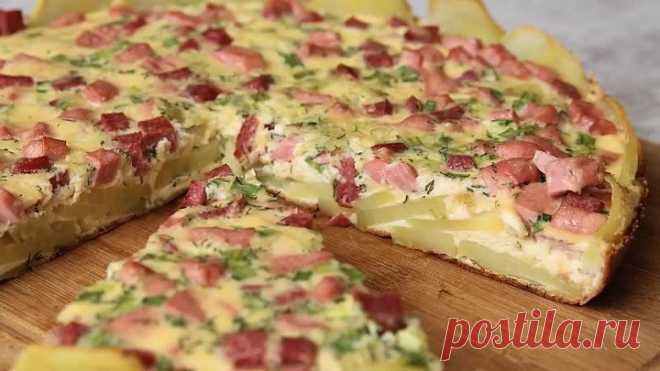 Вкусное и простое в приготовлении блюдо! Картофельная ПИЦЦА