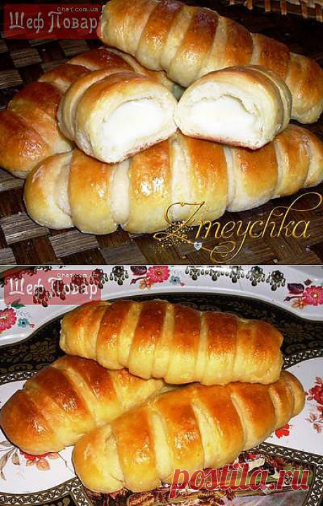 Булочки ''Creme De Parisienne'' / Сладкая выпечка / Рецепты / Шеф-повар – простые и вкусные кулинарные рецепты, фото-рецепты, видео-рецепты