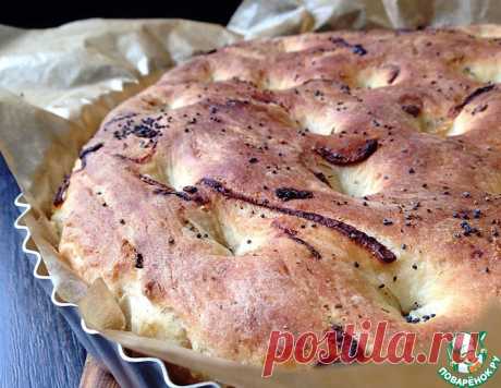 Картофельная фокачча с жареным луком – кулинарный рецепт