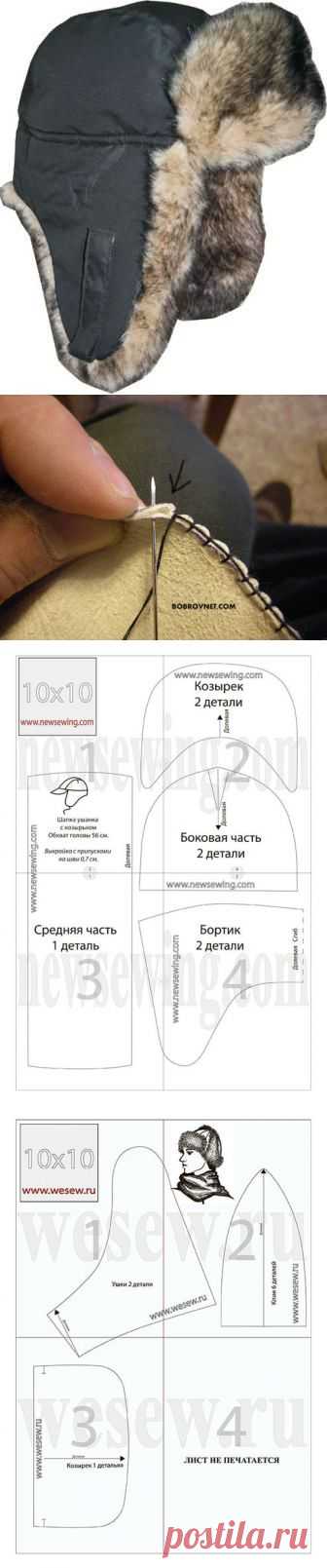 strong>Шьем шапку-ушанку+ 5 вариантов выкроек