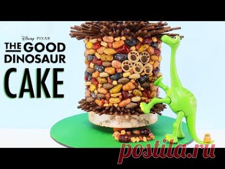 GOOD DINOSAUR CAKE - How to Make an ARLO Dinosaur Cake - YouTube