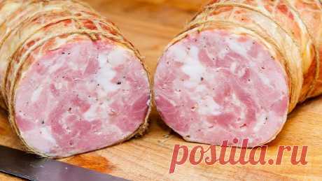 Ленивая домашняя колбаса в духовке - Будет вкусно - 24 ноября - 43079028924 - Медиаплатформа МирТесен