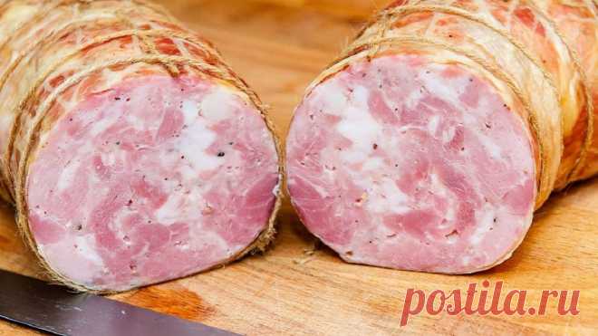 Ленивая домашняя колбаса в духовке - Будет вкусно - 24 ноября - 43079028924 - Медиаплатформа МирТесен