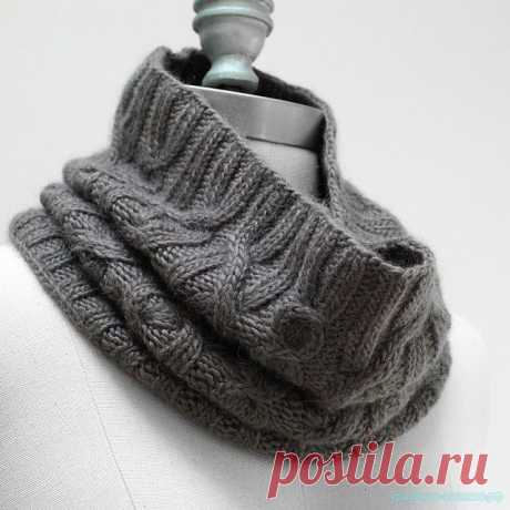 Снуд Caera Cowl от Lucy Sweetland | Красивое вязание