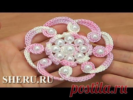 Цветок на основе сложных столбиков Урок 124