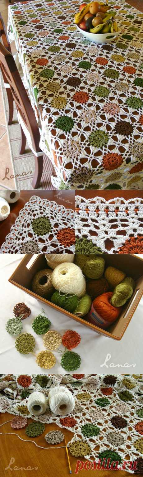 Lanas de Ana: Motif Tablecloth