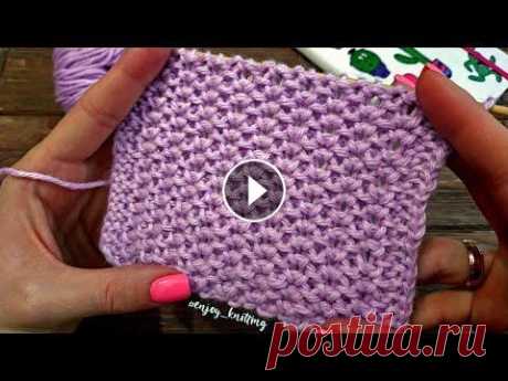 ПРОСТОЙ Объемный Узор Спицами для КАРДИГАНА / Easy knitting pattern for sweaters/cardigans Теплый, объемный и уютный узор спицами, который отлично подойдет для вязания свитеров и кардиганов. На спицы набираем нечетное количество петель. Полн...