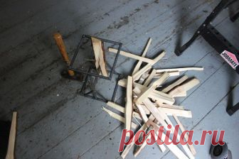 Простейшее приспособление для добывания щепок | Своими руками