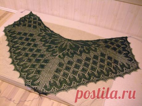 Ravelry: Крыло Это шаль картина Энн-Lise Maigaard