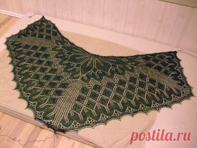 Ravelry: Крыло Это шаль картина Энн-Lise Maigaard