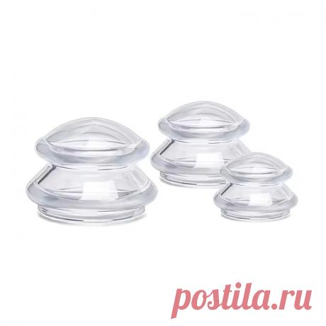 Набор банок для массажа тела за 889₽ - только посмотри! Силиконовые банки для массажа лица и тела - для ускорения обменных процессов и борьбы с целлюлитом. Беспроцентная рассрочка, бесплатная доставка, скидки до 25%