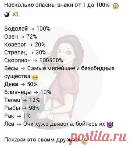 какие знаки самые вредные