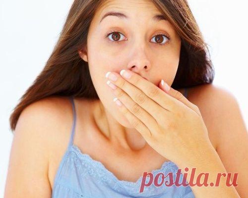 Появление неприятного запаха изо рта