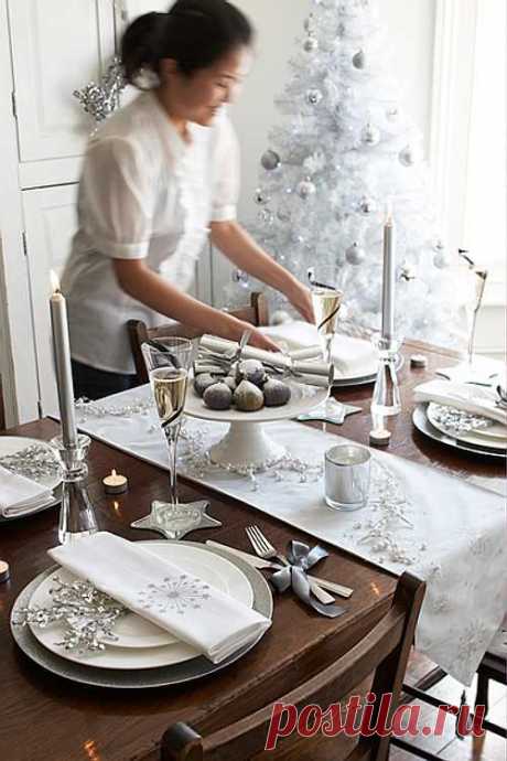Ideas de decoración para la mesa de Navidad