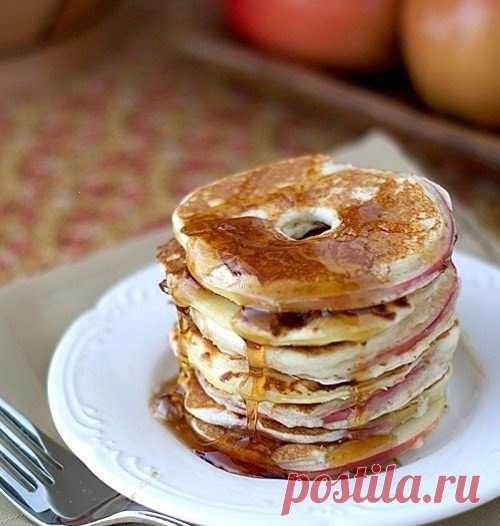 Яблочные круги с медом
