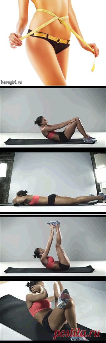 Прекрасный комплекс гиф-упражнений на пресс, сохраняйте себе и занимайтесь!.