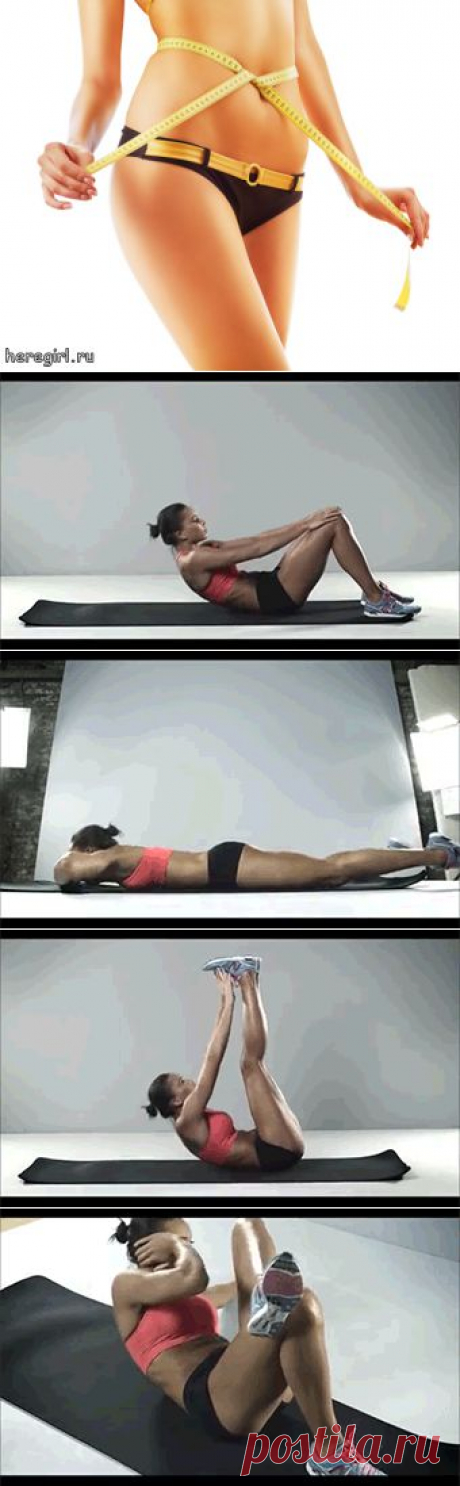Прекрасный комплекс гиф-упражнений на пресс, сохраняйте себе и занимайтесь!.