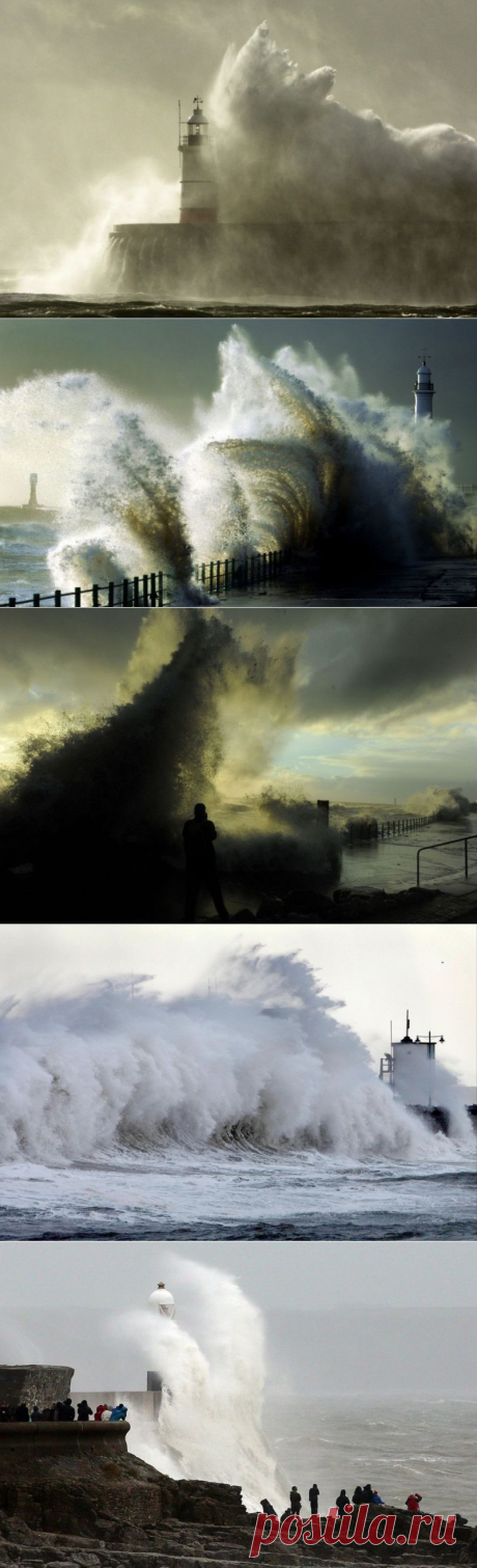 Самые впечатляющие фотографии шторма «Святой Иуда».