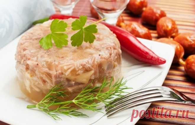 Холодец из куриных потрошков
