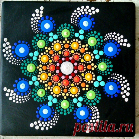 Would look cool o. The top of an egg. Pysanky.