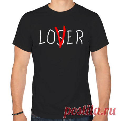 Мужская футболка хлопок "LOSER \ LOVER ОНО" 1225 руб.
