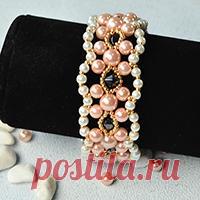 Узор жемчужный Браслет - как сделать широкий розовый и белый жемчуг браслеты из бисера Ищу узоры жемчужный браслет? Насчет следующей широкий розовый и белый жемчуг браслет из бисера? Следуйте за мной, чтобы увидеть, как сделать этот Перл браслет из бисера.