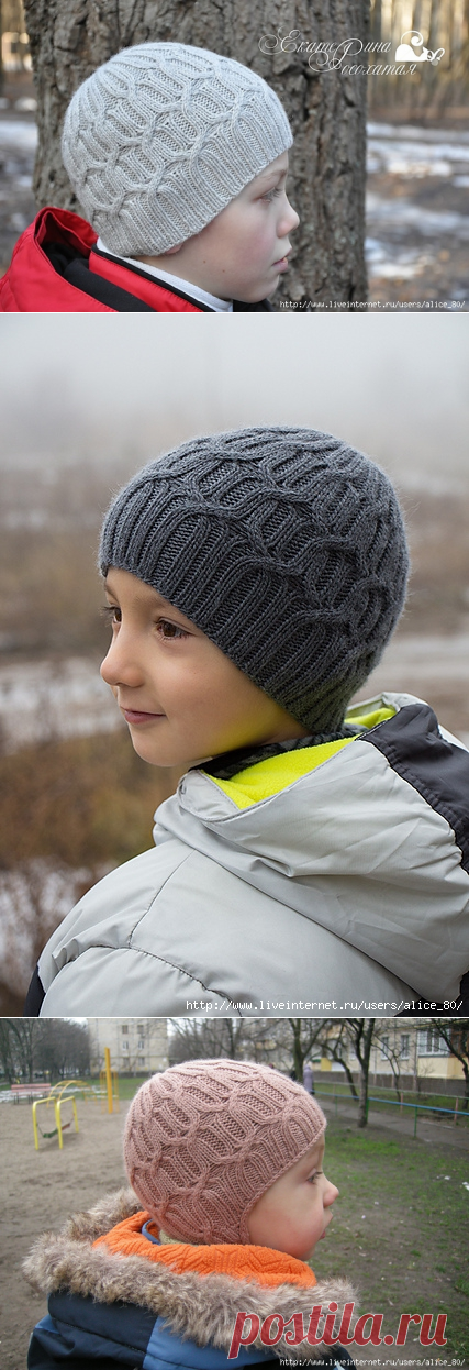 Шапка с аранами Gossamer Hat от Натальи Пелых.