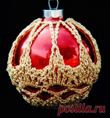 Вязание крючком Рождественские украшения Крышка Б1-9 по sueallencrochet - Craftsy
