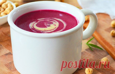 Суп-пюре со свеклой и нутом - кулинарный пошаговый рецепт с фото • INMYROOM FOOD