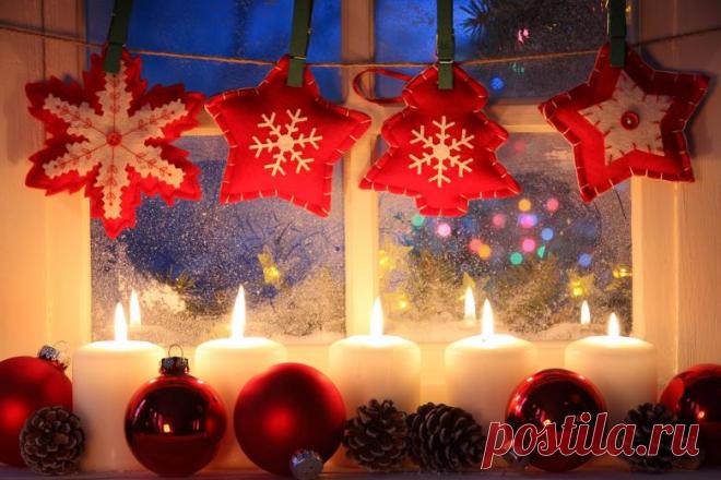 Как украсить окна на Новый год 2021 - 72 фото идеи необычного украшения окон - Журнал 