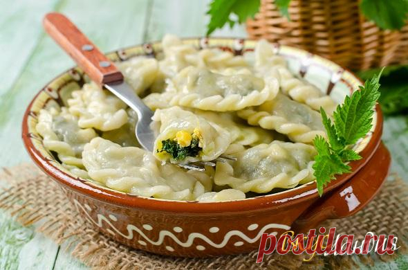 Вареники с крапивой