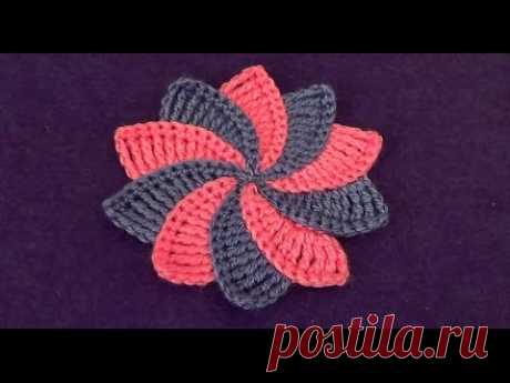 Цветок с разноцветными лепестками - Flower with multicolored petals