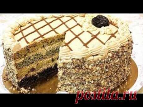 Торт "ДАМСКИЙ КАПРИЗ" Вкусный домашний торт на сметане.