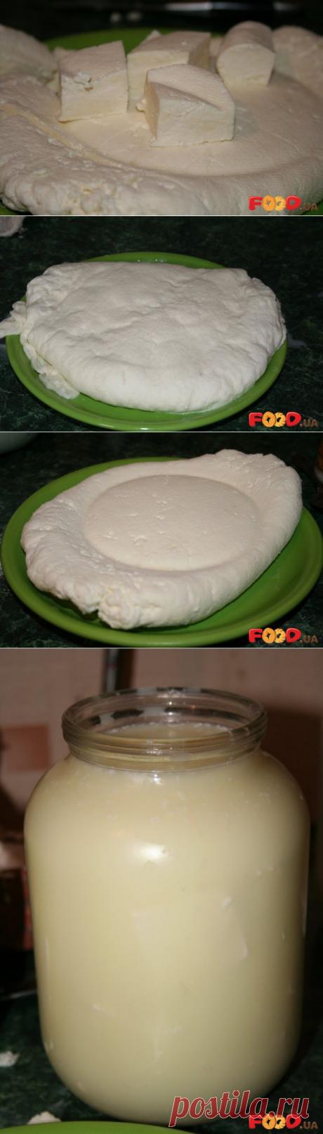 Домашний адыгейский сыр.
