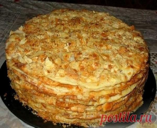 "НАПОЛЕОН"- наивкуснейший СТАРИННЫЙ РЕЦЕПТ - Простые рецепты Овкусе.ру