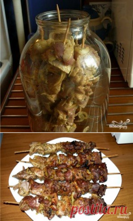 Шашлык в духовке в 3л банке - пошаговый рецепт с фото на Повар.ру
Шашлык на решетке в духовке  https://povar.ru/recipes/shashlyk_na_reshetke_v_duhovke-75276.html
Шашлык в духовке https://povar.ru/menu/shashlyk_v_duhovke/