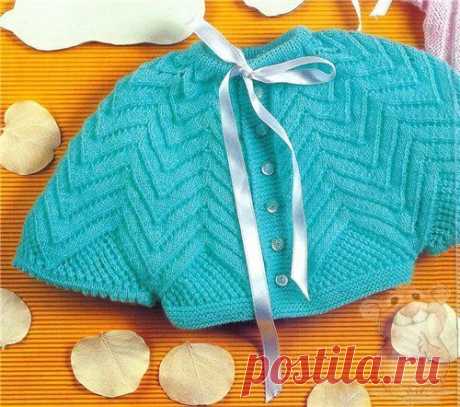 Бирюзовое болеро - накидка