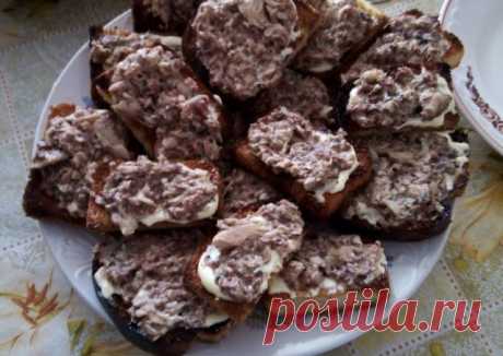 Бутерброды с сайрой