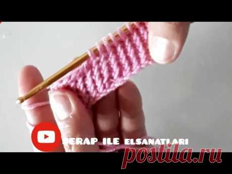 Tunusişi örgü tunusian #tigişi #stitch #tutorial #crochet #easy