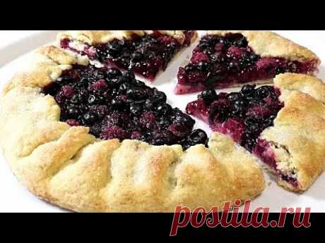 Французская галета быстрый,ягодный пирог/French galeta.
