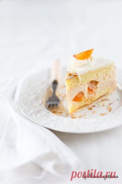 Абрикосово-сливочный торт "Шифон" -2.